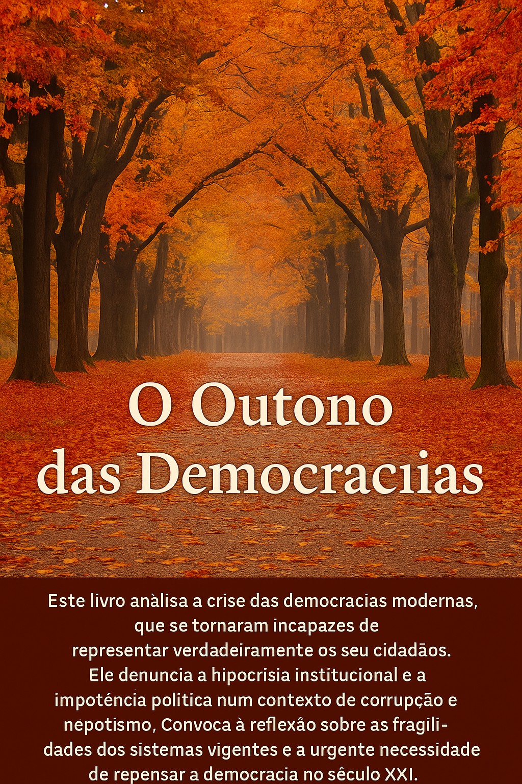 Capa do livro O Outono das Democracias